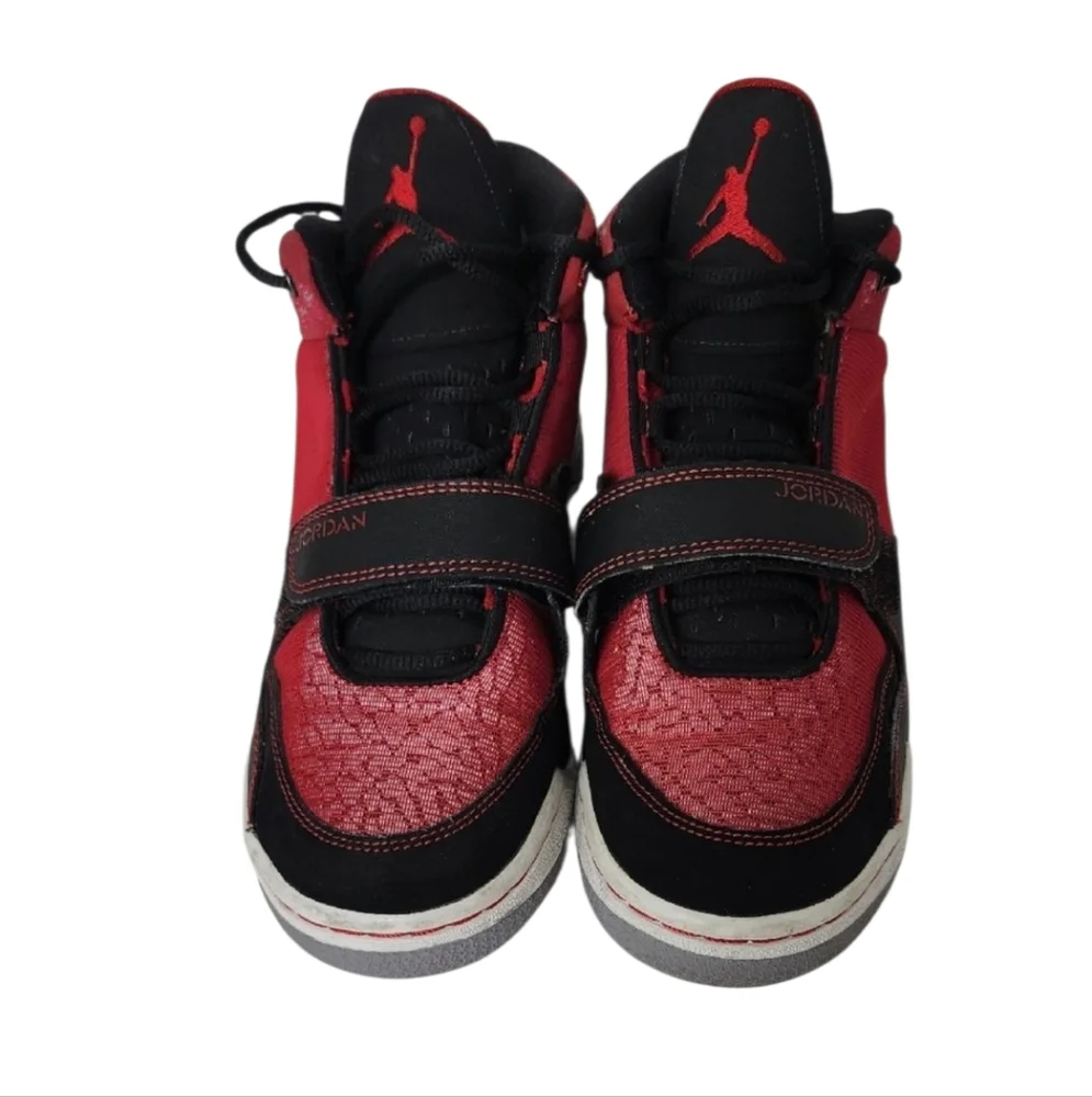 Nike Air Jordan Flight Club 90 / Black Red Rouge US‎ Size 6.5Y / 602662-601